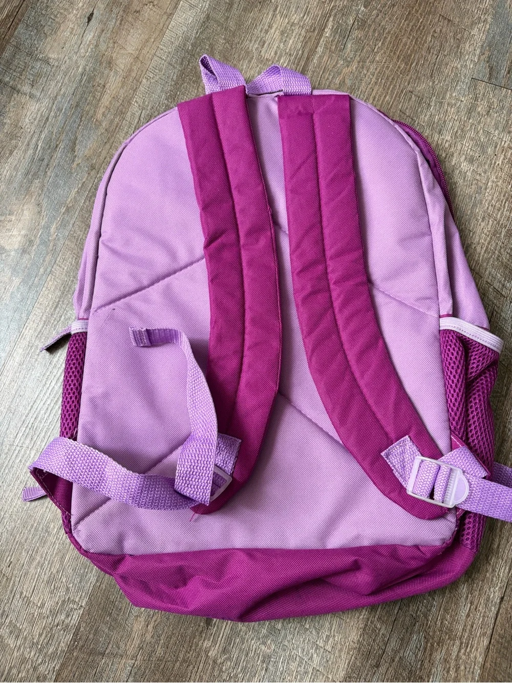 Disney Purple & Pink Anna and Elsa Holographic Backpack